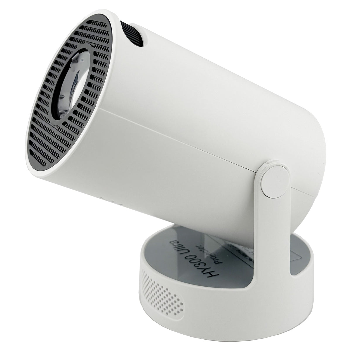 Video Proiector Portabil HY300ULTRA, Rezolutie Ultra HD 4K, Smart Android 13, WiFi 6 Dual-Band, Bluetooth 5.4, HDMI, USB, Corectie Automata, Alb