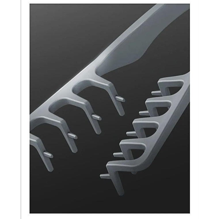 Pieptan pentru Volum si Coafare, Dinti Rari cu Efect Antistatic, Design Ergonomic, Material ABS Rezistent, 19 x 9 cm, Gri
