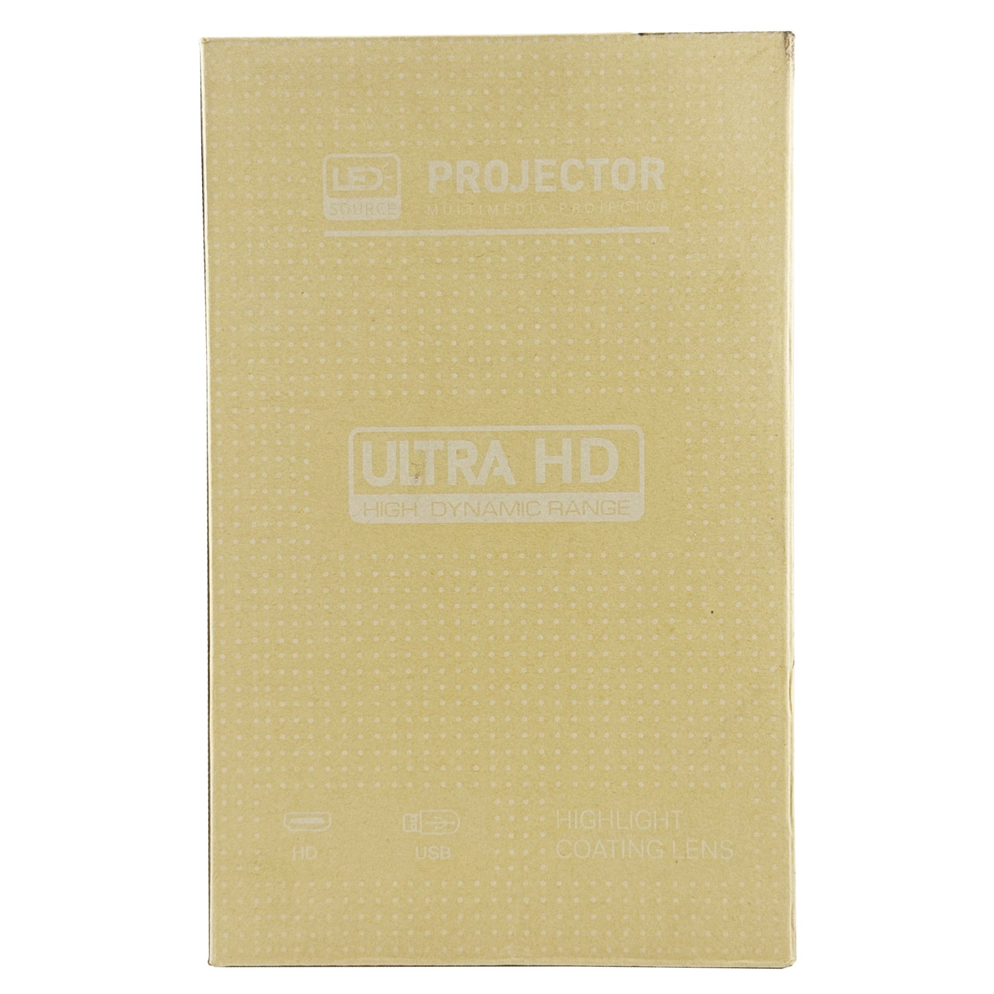 Video Proiector Portabil HY300, Smart Android 13, Rezolutie Native HD 720p cu Suport 4K, WiFi 6, Bluetooth 5.0, Corectie Trapez Automata, HDMI, USB, 19 x 11 x 9 cm, Alb