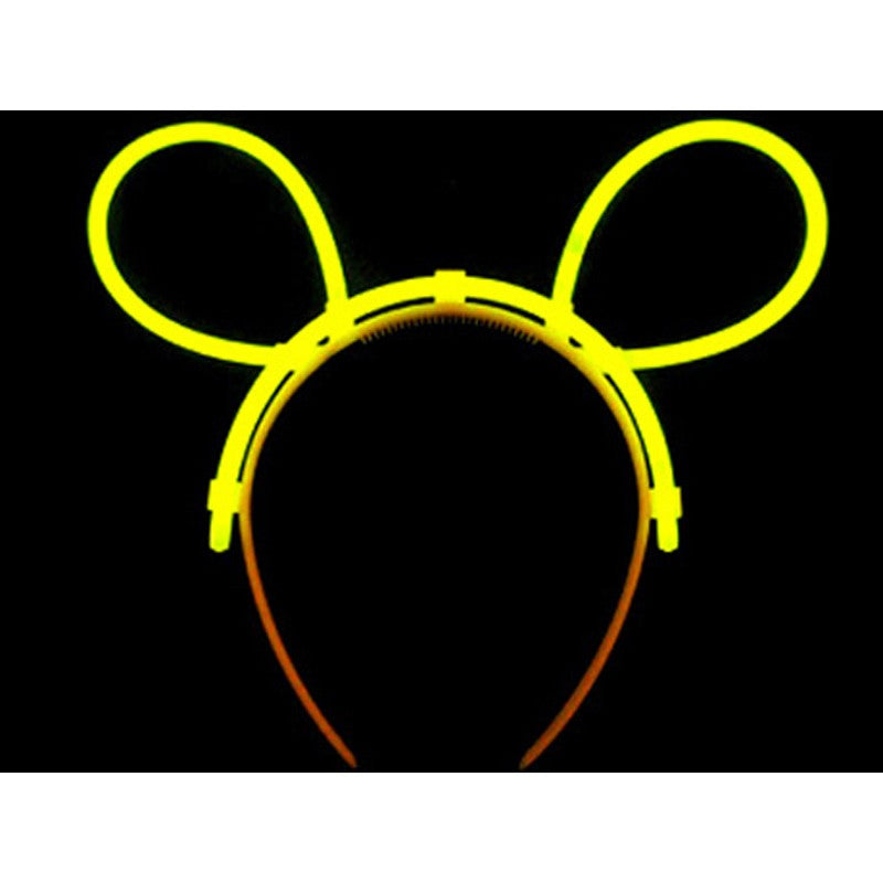 Cordeluță Decorativă Fluorescentă, Accesoriu Party și Festival, Plastic Rezistent, Galben Neon