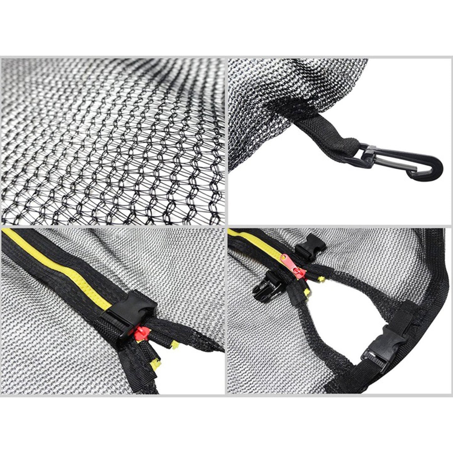 Trambulina pentru Copii si Gradina, Plasa Protectie si Scara Acces, Otel Galvanizat, Capacitate 300 kg, Diametru 3.05 m, Albastru/Negru