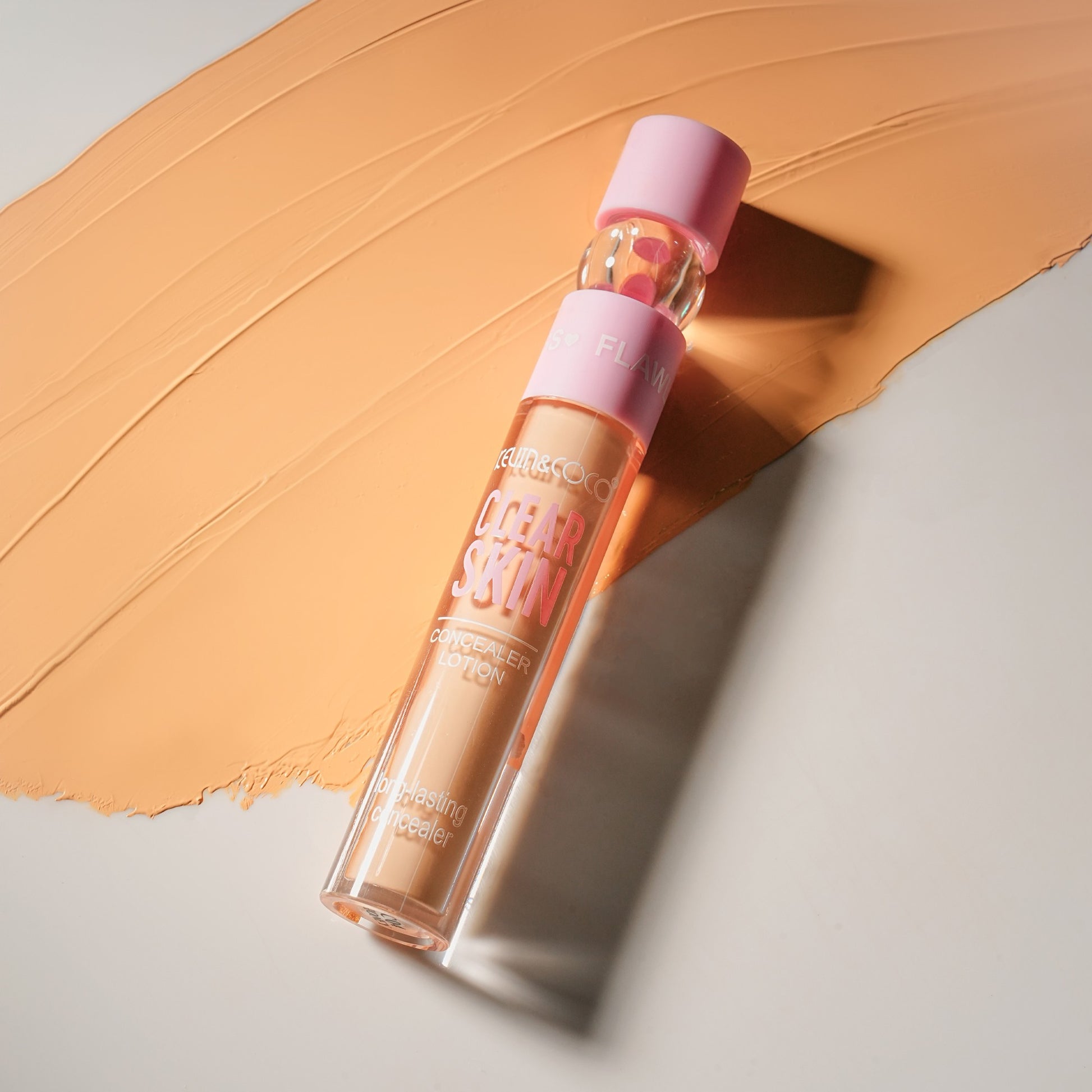 Kevin Coco Corector Lichid pentru Ten, Formula Clear Skin, Acoperire Uniforma, Nuanta Cedar