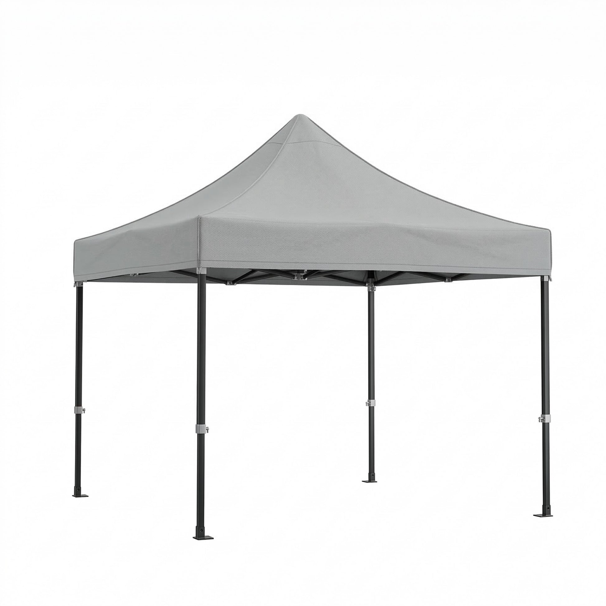 Cort Pavilion 3x3m, Cadru Metalic Pliabil Ranforsat, Acoperis Impermeabil Oxford 420D cu Invelis PVC 280g/mp, Cort Gradina si Evenimente, Alb