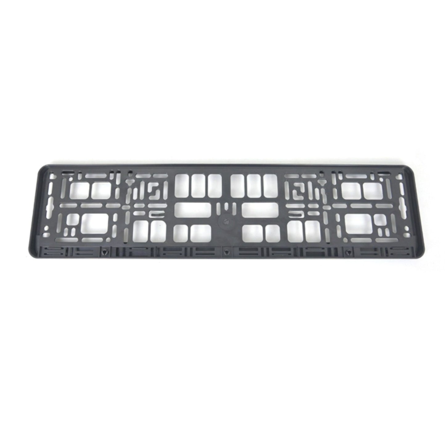 Suport Placute Inmatriculare XC-W341, Rama Auto Universala Standard European, Plastic Rezistent la Intemperii, 52.9 x 13 x 1.2 cm, Negru