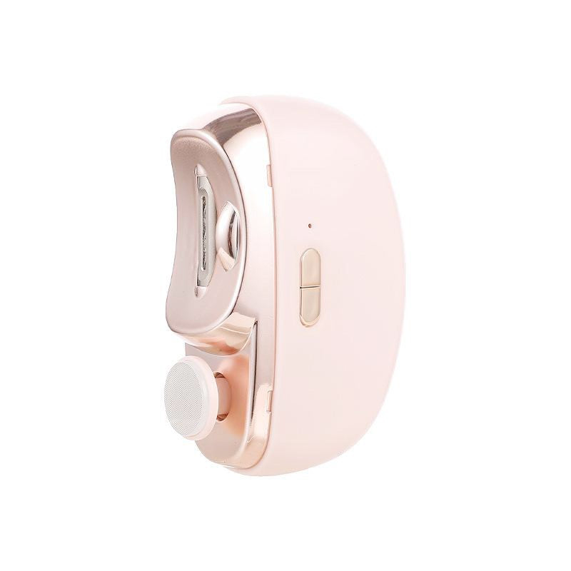 Unghiera Electrica 2 in 1 pentru Taiat si Slefuit, 2 Viteze, Lumina LED si Compartiment Colectare, Incarcare USB-C, Design Ergonomic, Silentioasa 65 dB, Roz, 8.5 x 6.8 x 3.3 cm