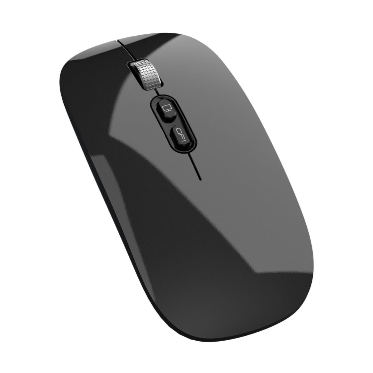 Mouse Wireless Reincarcabil M103, Dual Mode Bluetooth 5.1 si 2.4GHz, Click Silentios, DPI Reglabil 800-1600, Design Slim, Compatibil Windows si macOS, Negru