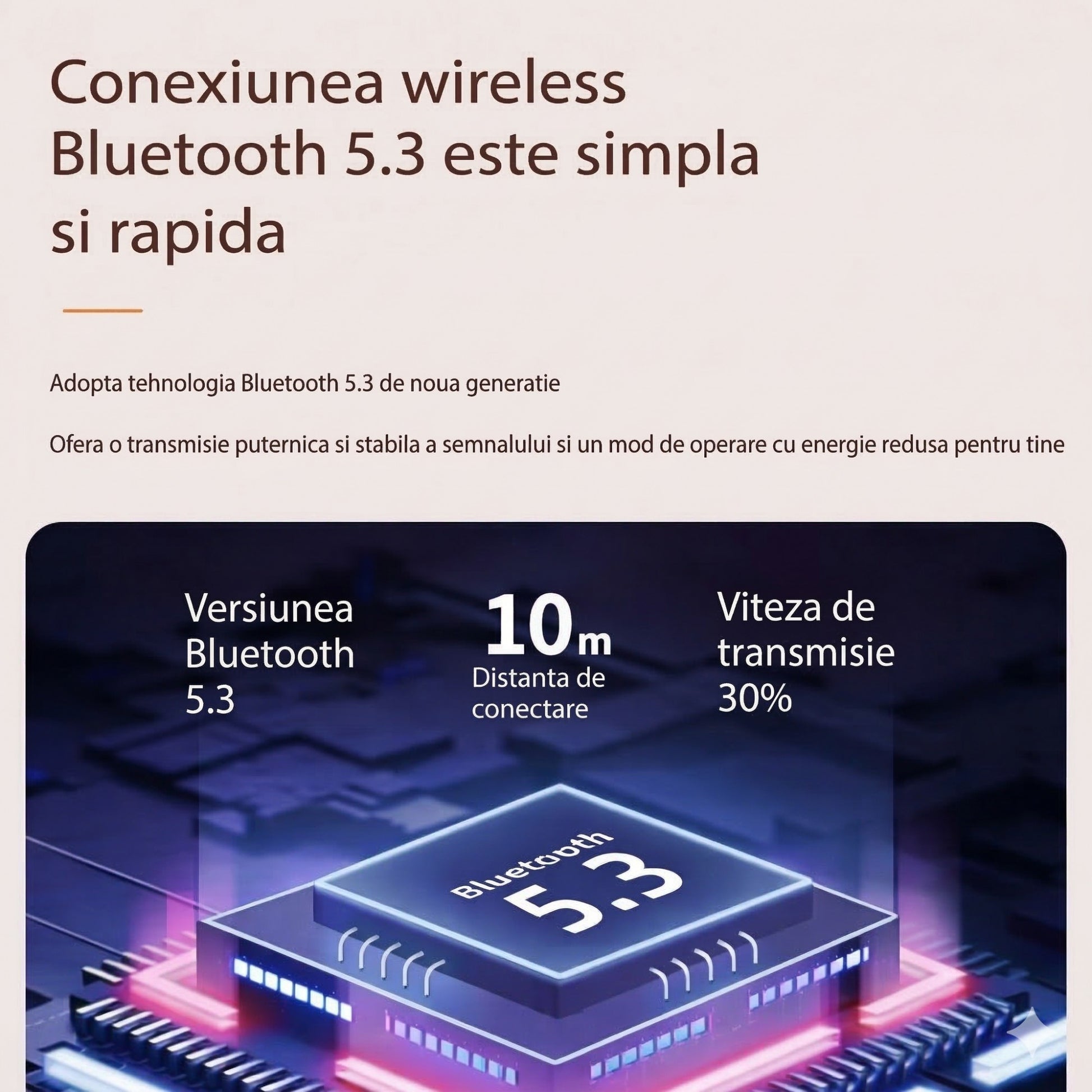 Boxa Portabila Karaoke Pentru Copii, Bluetooth 5.3, Set 2 Microfoane Wireless, Lumini LED RGB, 5 Efecte Vocale, Incarcare USB-C, 14 x 11 cm, Roz