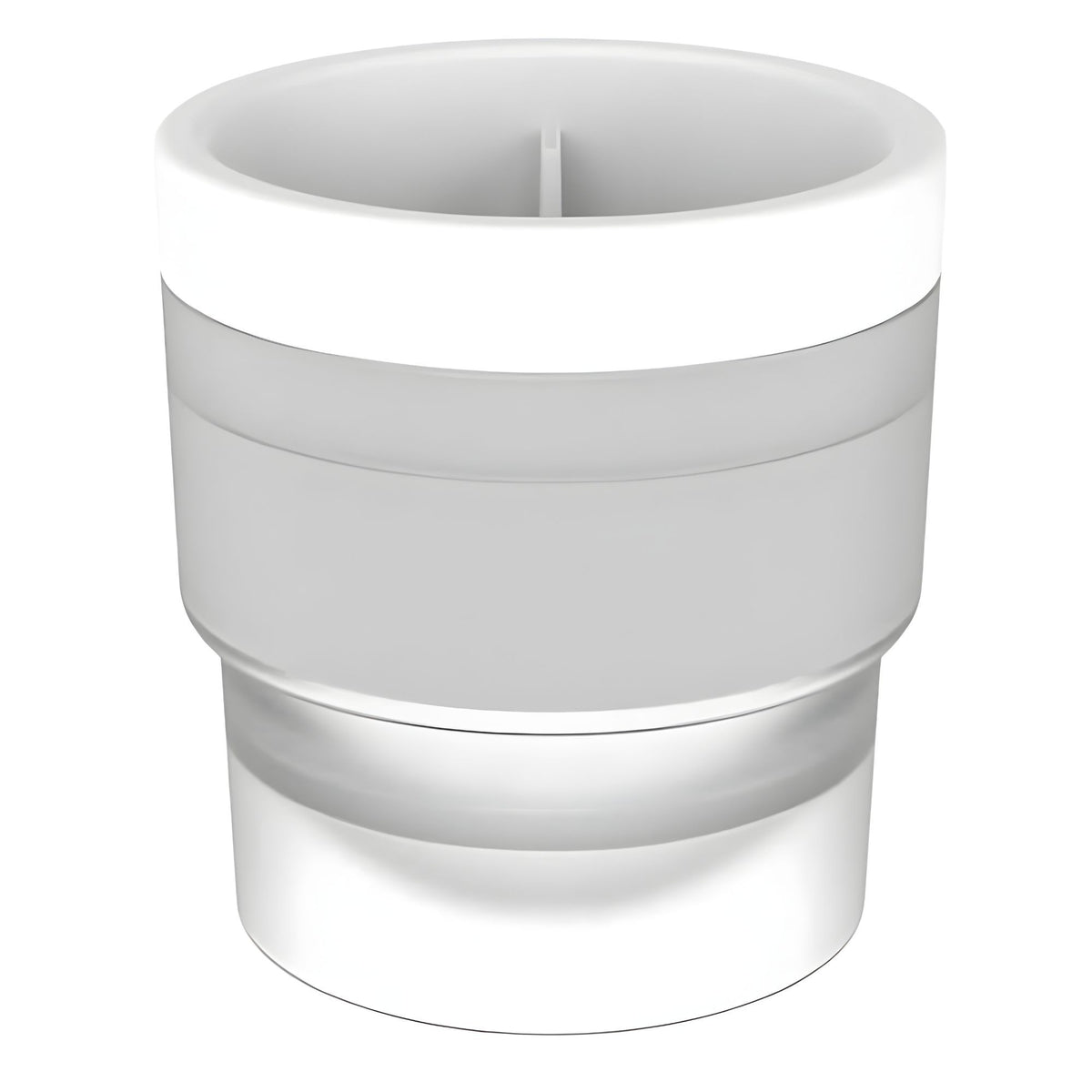 Forma pentru Gheata, Sfera XL 6 cm pentru Whiskey si Cocktail, Silicon Alimentar Premium, Design Stivuibil, Reutilizabila, Alb