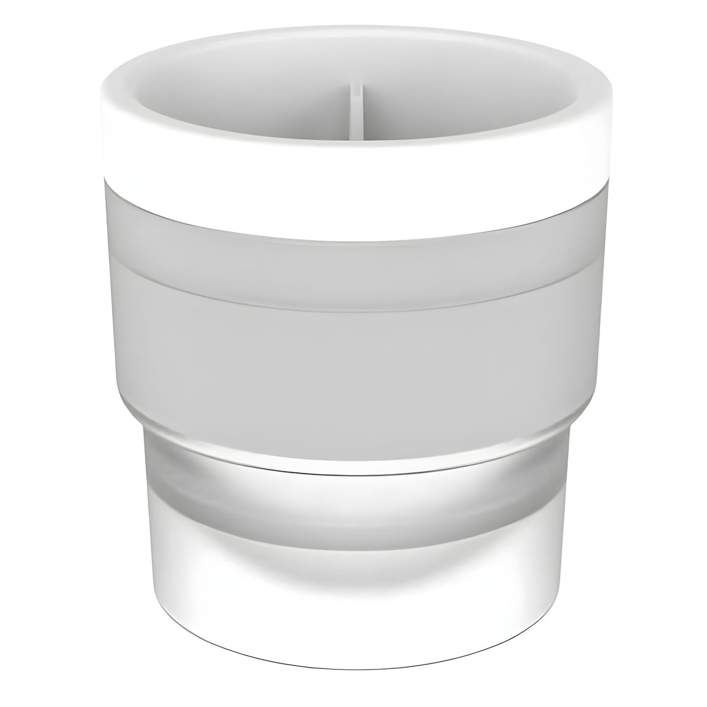 Forma pentru Gheata, Sfera XL 6 cm pentru Whiskey si Cocktail, Silicon Alimentar Premium, Design Stivuibil, Reutilizabila, Alb