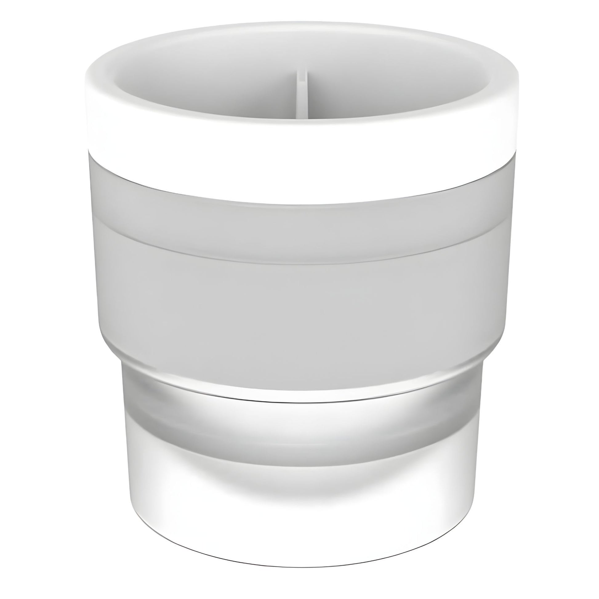 Forma pentru Gheata, Sfera XL 6 cm pentru Whiskey si Cocktail, Silicon Alimentar Premium, Design Stivuibil, Reutilizabila, Alb