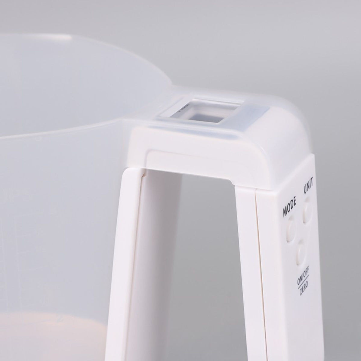 Cantar de Bucatarie Electronic 2 in 1, Cana Gradata pentru Masurare Lichide si Solide, Display Digital, Plastic Alimentar ABS, 5 kg / 1000 ml, Alb
