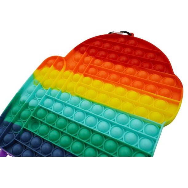 Jucarie Antistres Pop It Now, Senzoriala si Relaxanta, Silicon Lavabil, Forma Among Us, Urias, Multicolor