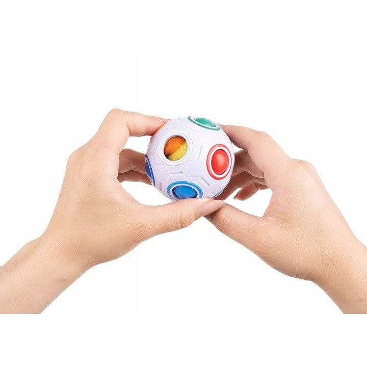Minge Puzzle Interactivă Antistres, Jucărie Educațională De Logică Și Atenție, Plastic ABS, Multicolor, 6.5 cm
