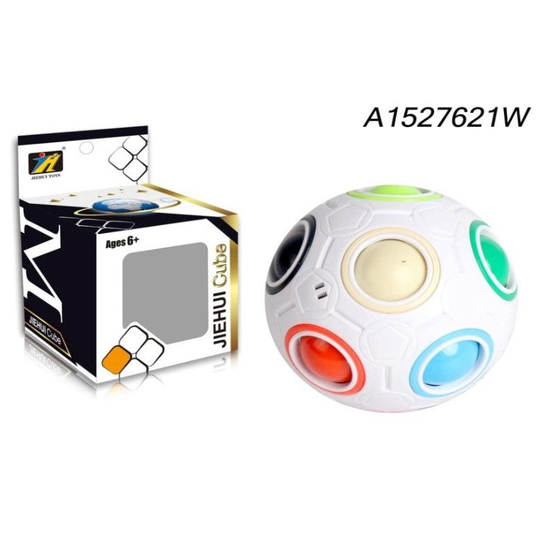 Minge Puzzle Interactivă Antistres, Jucărie Educațională De Logică Și Atenție, Plastic ABS, Multicolor, 6.5 cm