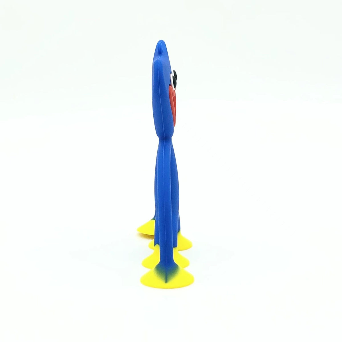 Jucarie Huggy Wuggy, Personaj Poppy Playtime cu Ventuze, Antistres Flexibil, Material Nedaunator, Albastru