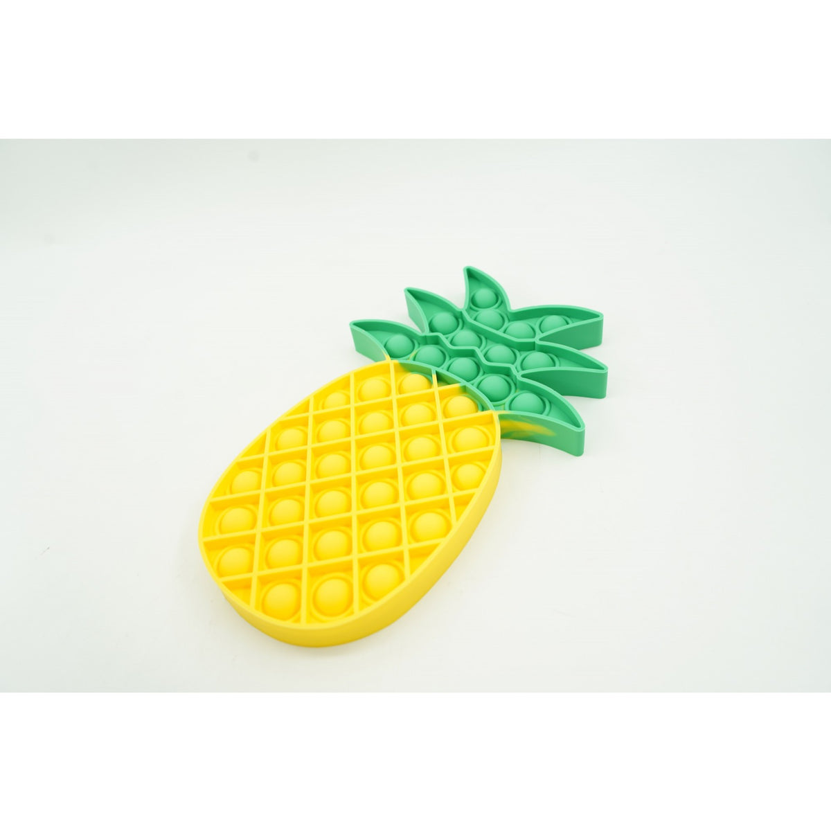 Jucărie Antistres Pop It Now and Flip It, Model Ananas, Silicon, Galben/Verde