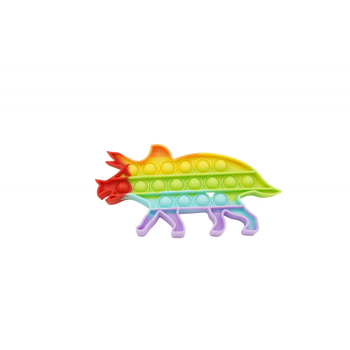 Jucarie Antistres Pop It Now and Flip It, Model Dinozaur, Silicon, Multicolor V3