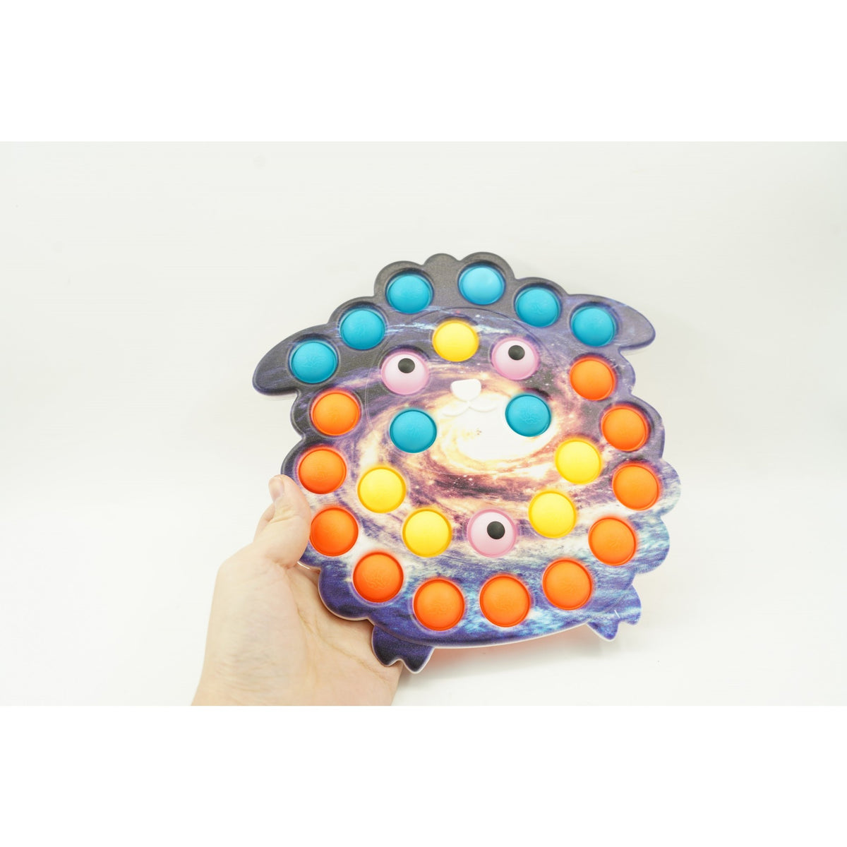 Jucărie Senzorială Antistres Simple Dimple, Formă Oaie, Silicon, Multicolor, V1