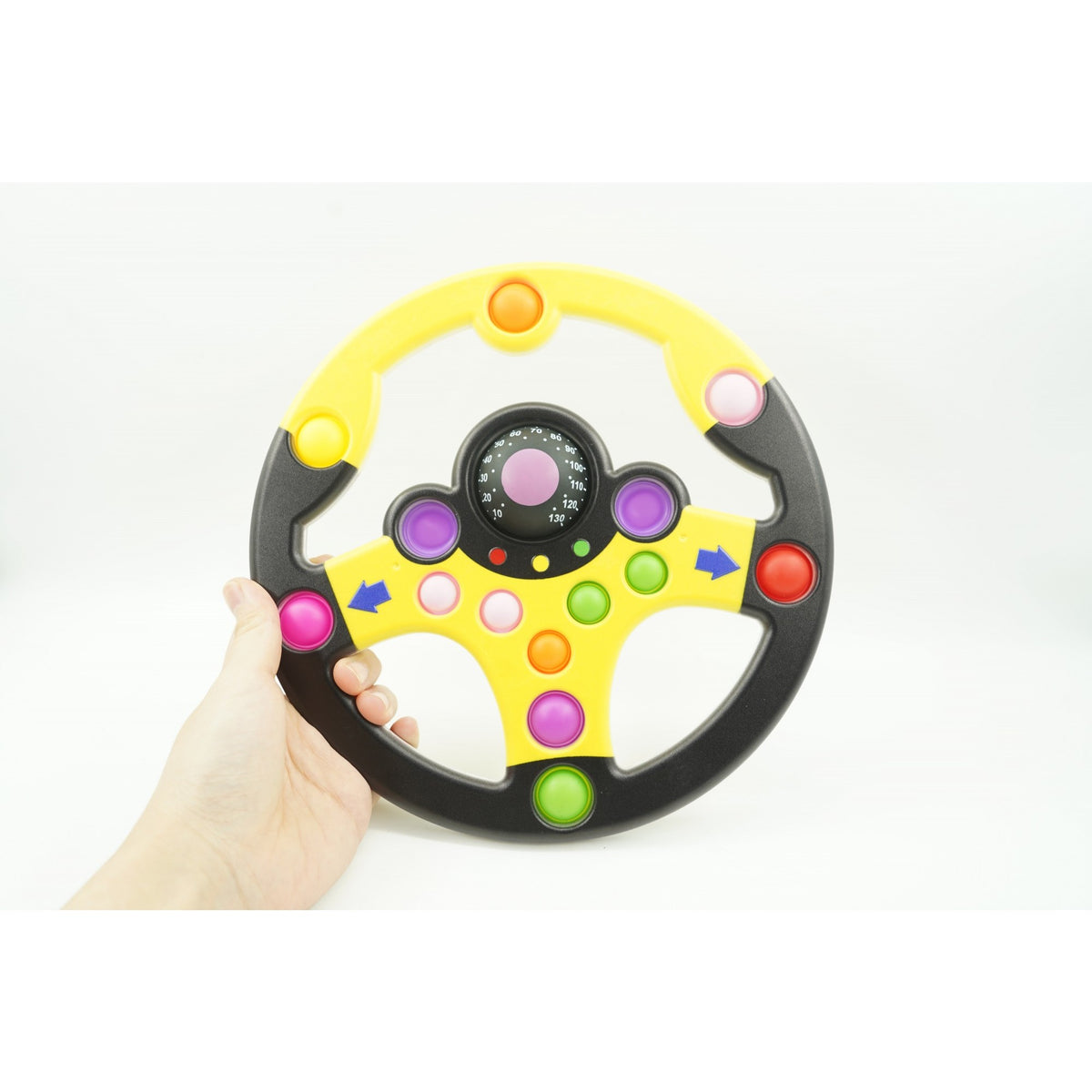 Jucărie Senzorială Antistres, Simple Dimple, Model Volan, V2, Multicolor
