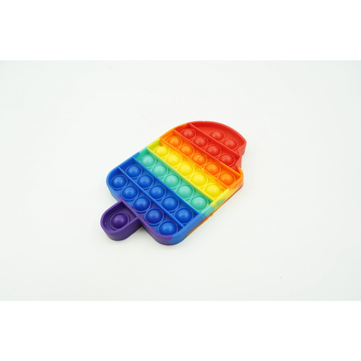 Jucarie Antistres Pop It Now and Flip It, Model Inghetata, Silicon Flexibil, Multicolor, Versiunea 2
