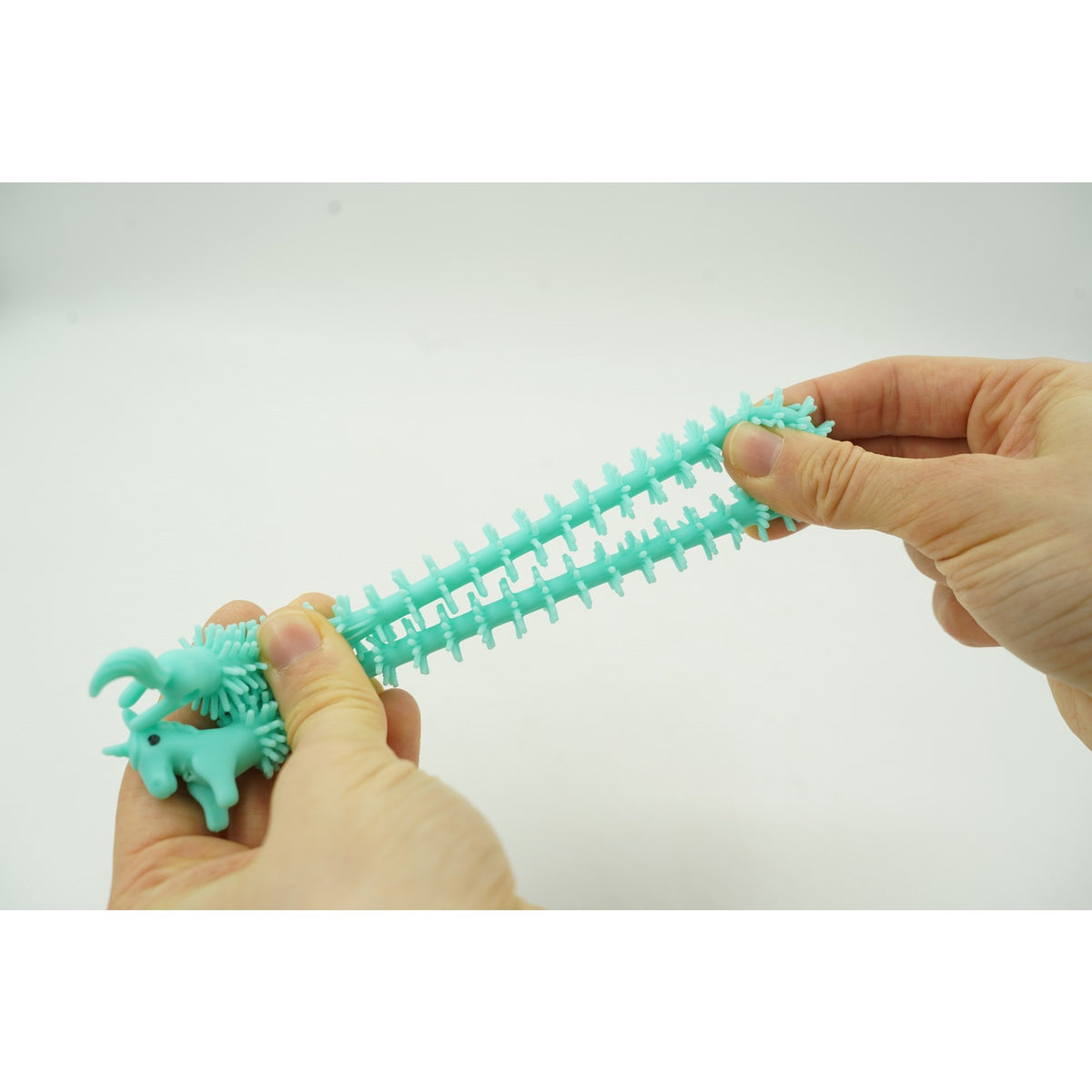 Jucarie Senzoriala Antistres, Fidget Toy Unicorn Noodles, Superelastica, Verde