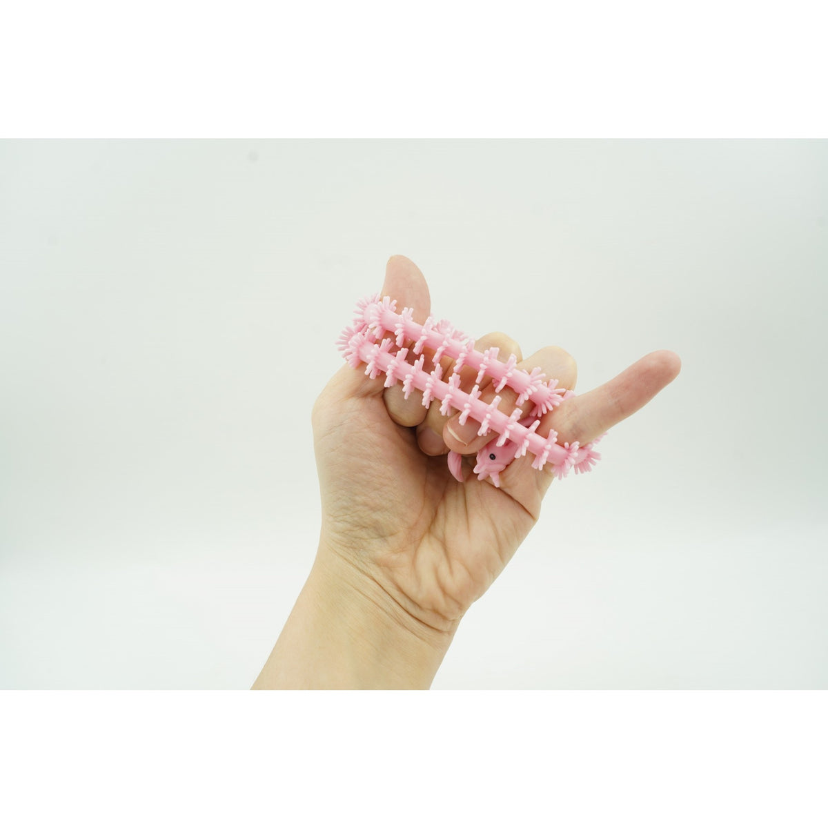 Jucarie Senzoriala Antistres, Fidget Toy Unicorn Noodles, Superelastica, Roz Deschis