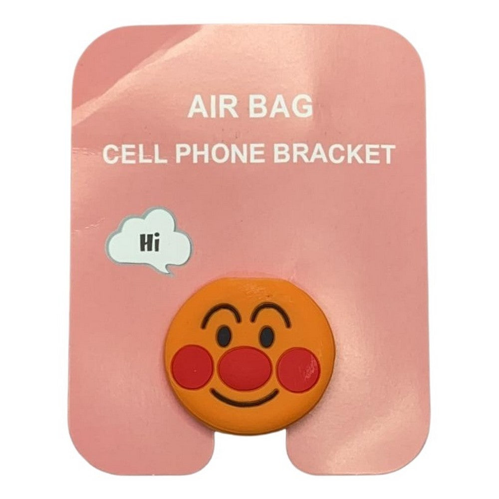 Suport Telefon Stand Adeziv, Model Animat Personaj 34, Plastic Rezistent, Pliabil, Multicolor, 1 Bucata