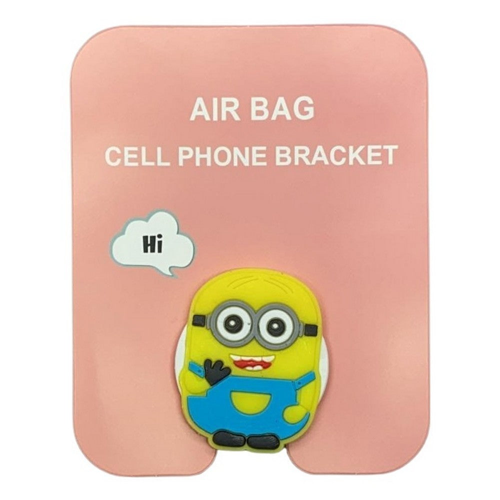 Suport Telefon Pop-Up cu Adeziv, Stand Retractabil pentru Smartphone, Model Animat 36, Design Ergonomic, Plastic, Multicolor