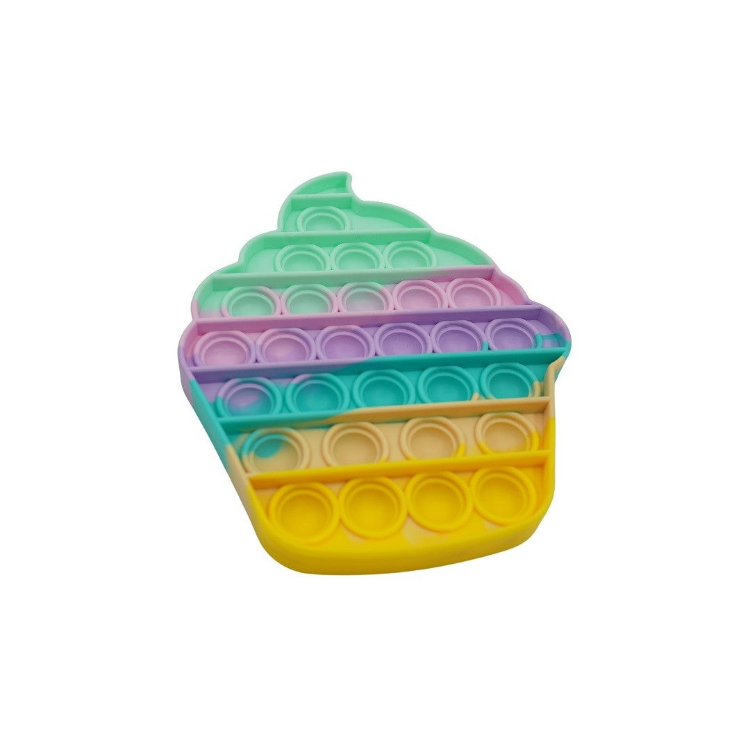 Jucarie Antistres Pop It Now and Flip It, Model Briosa, Senzoriala si Educativa, Silicon Moale Impermeabil, Multicolor
