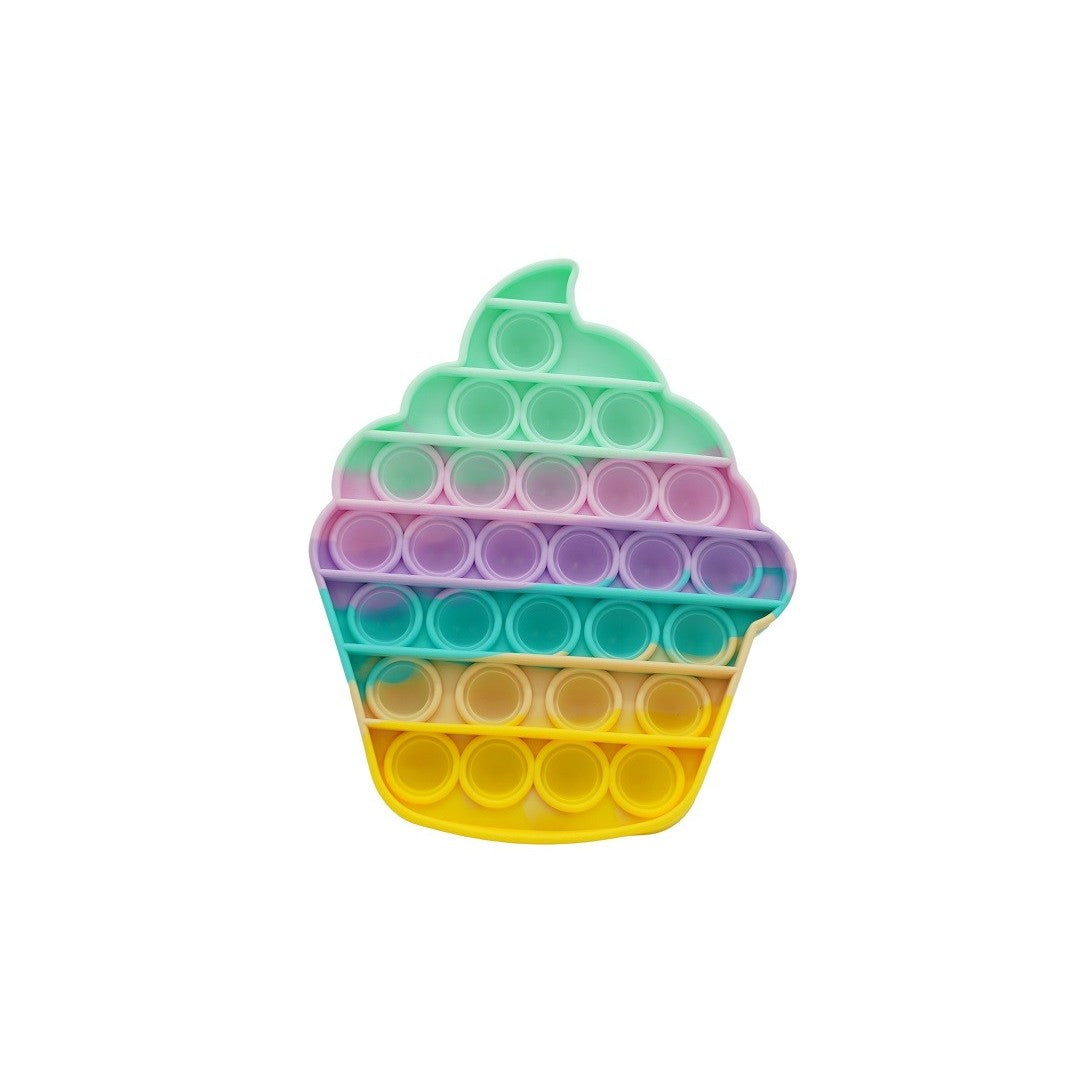 Jucarie Antistres Pop It Now and Flip It, Model Briosa, Senzoriala si Educativa, Silicon Moale Impermeabil, Multicolor