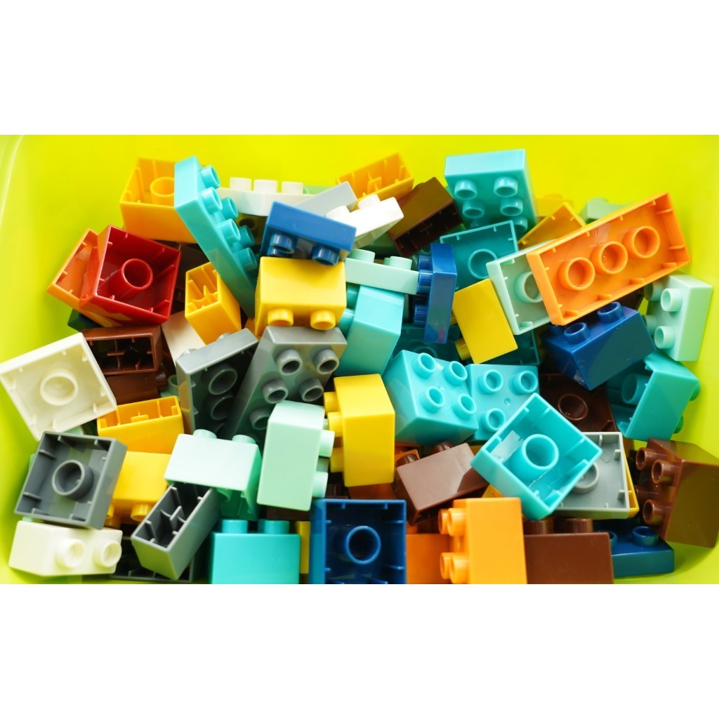 Set Piese de Constructii pentru Copii, Joc Educativ Creative Animal Series, Plastic Rezistent Non-Toxic, Multicolor, 134 Piese