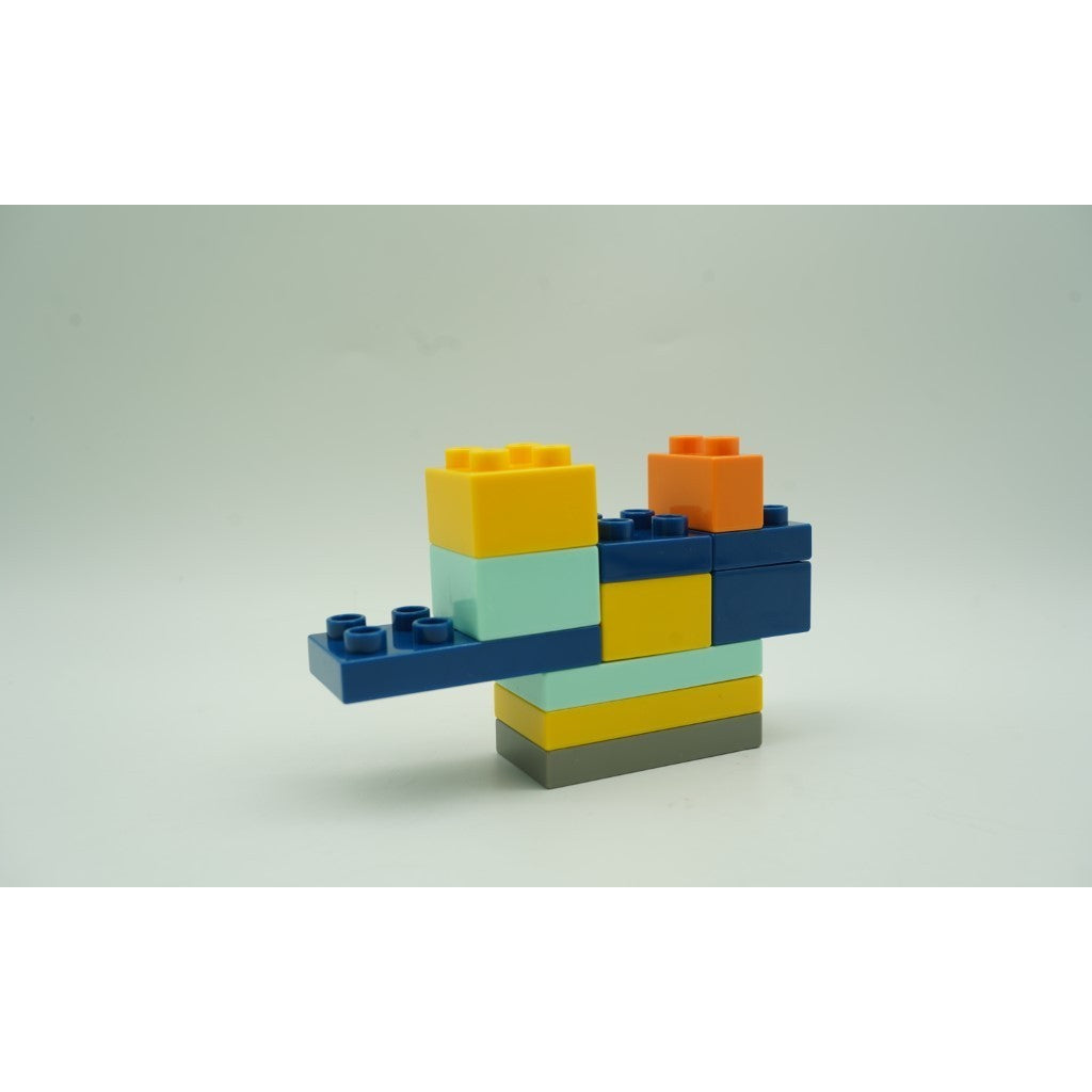 Set Piese de Constructii pentru Copii, Joc Educativ Creative Animal Series, Plastic Rezistent Non-Toxic, Multicolor, 134 Piese