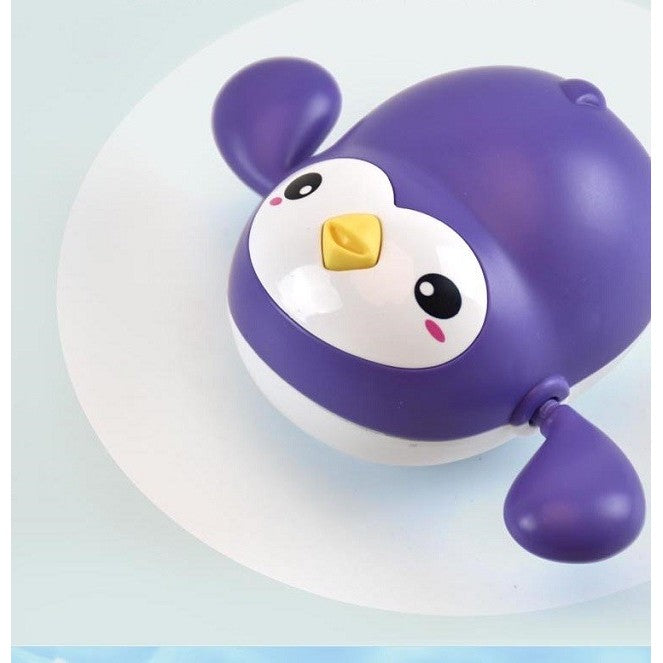 Jucarie De Baie Interactiva, Pinguin Inotator Fara Baterii, Plastic ABS, Mov