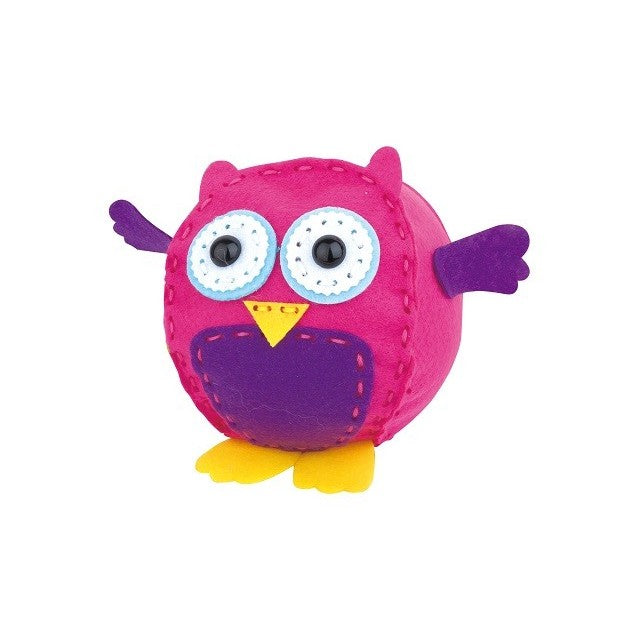 Dream Kids, Set Creativ de Cusut Perna DIY pentru Copii, Joc Educativ de Abilitati Practice, Material Textil Moale, Modele Bufnita, Vulpe sau Iepure, Varsta 5+ Ani, 3 Piese