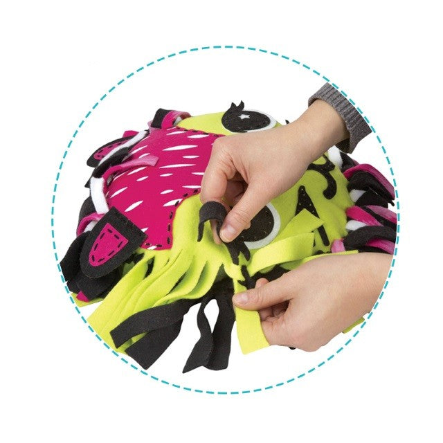 Set Creativ DIY, Patura de Tricotat pentru Copii, Joc Educativ Manual, Material Moale, Multicolor