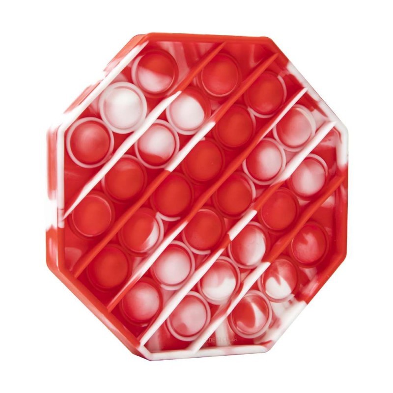 Jucarie Antistres Pop It Now, Silicon Senzorial, Push Bubble, Forma Rotunda, Multicolor