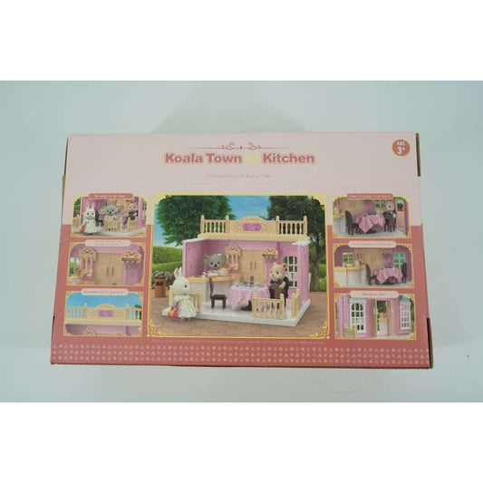 Set Bucatarie de Jucarie pentru Papusi, Mobilier Complet si Figurina Inclusa, Joc de Rol Educativ, Accesorii Gatit, Multicolor, 1 Set