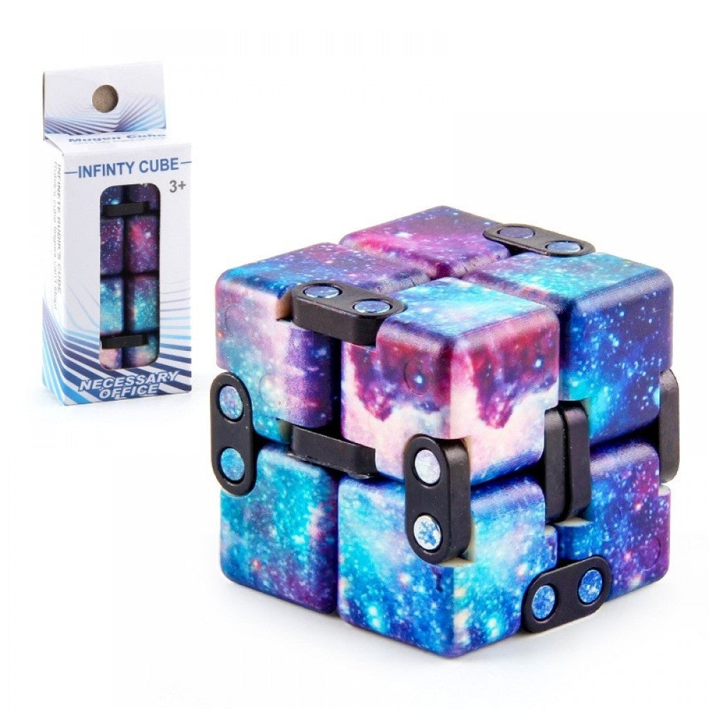 Cub Antistres Infinity Magic Cube, Fidget Toy, Model Galaxy, 4x4x4 cm