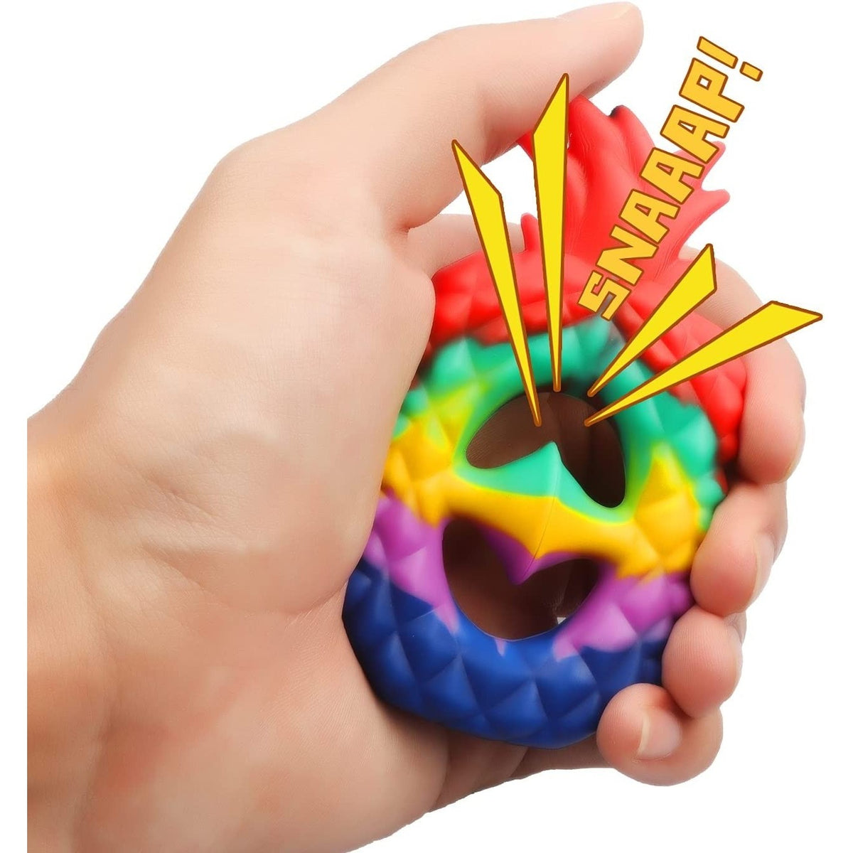 Jucarie Senzoriala Antistres, Ventuza de Decompresie pentru Antrenare Antebrat, Model 2, Multicolor, 3 Ani