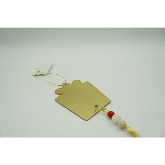 Ornament Brad Crăciun în Formă de Turțure, Efect Lucios, Acril Rezistent, Utilizare Interior și Exterior, Auriu, 8 x 25 cm