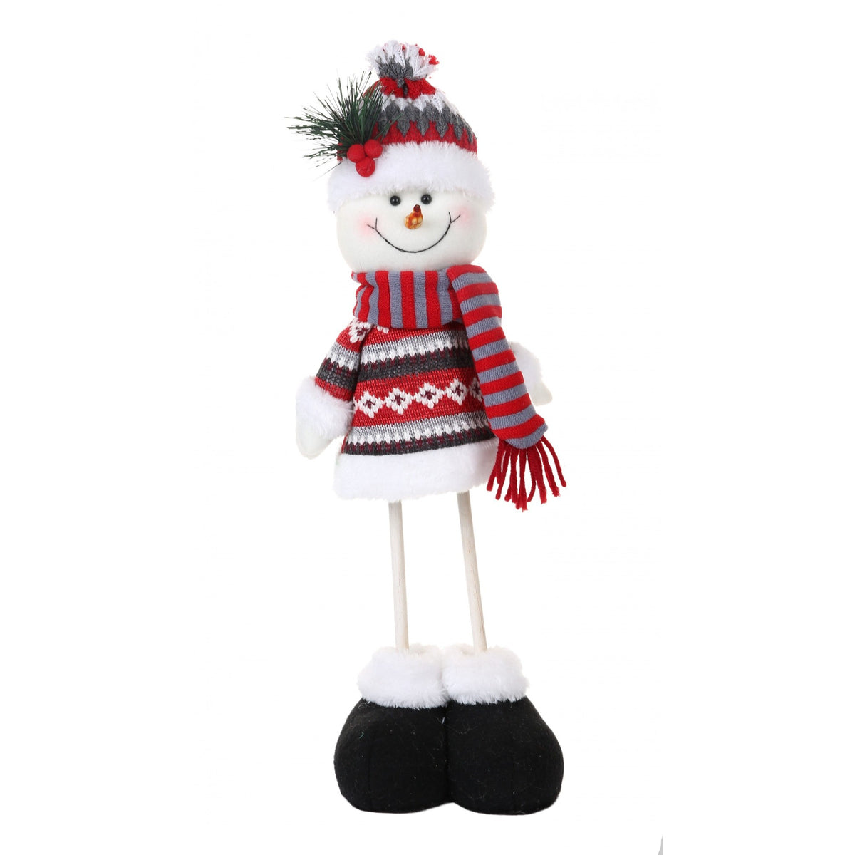 Om De Zapada Decorativ, Figurina De Craciun Interior Si Exterior, Lana Si Plus, 44 x 18 cm