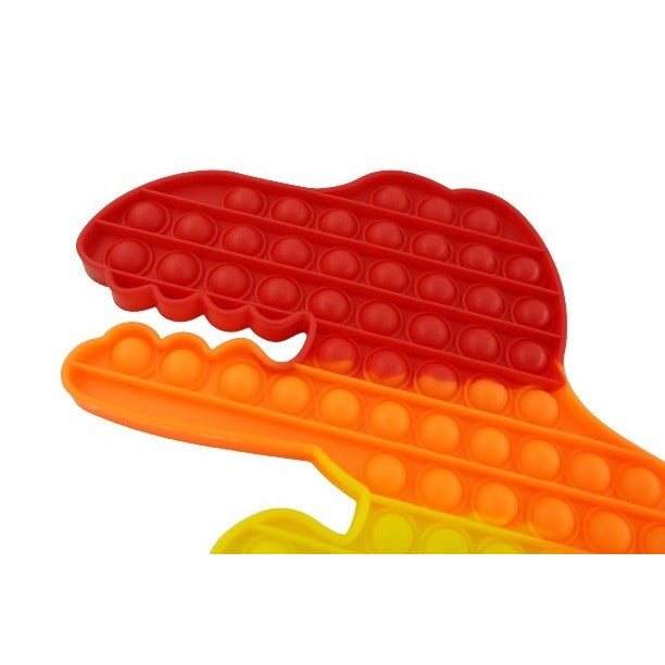 Pop It Now, Jucarie Antistres Senzoriala, Forma Dinozaur, Silicon, Multicolor, Urias