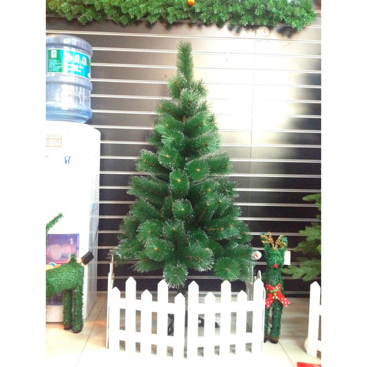 Brad Artificial de Crăciun Tip Pin, Aspect Clasic, Interior și Exterior, Suport Inclus, Verde, 90 cm