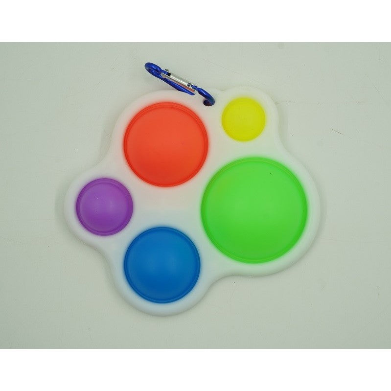 Jucarie Antistres Simple Dimple, Senzoriala Pentru Concentrare, Silicon Si Plastic ABS, Multicolor