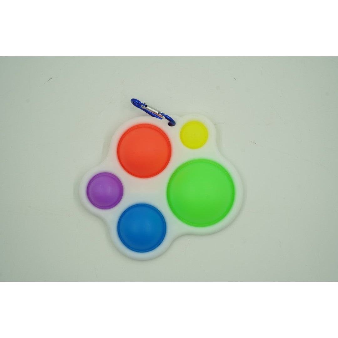 Jucarie Antistres Simple Dimple, Senzoriala Pentru Concentrare, Silicon Si Plastic ABS, Multicolor