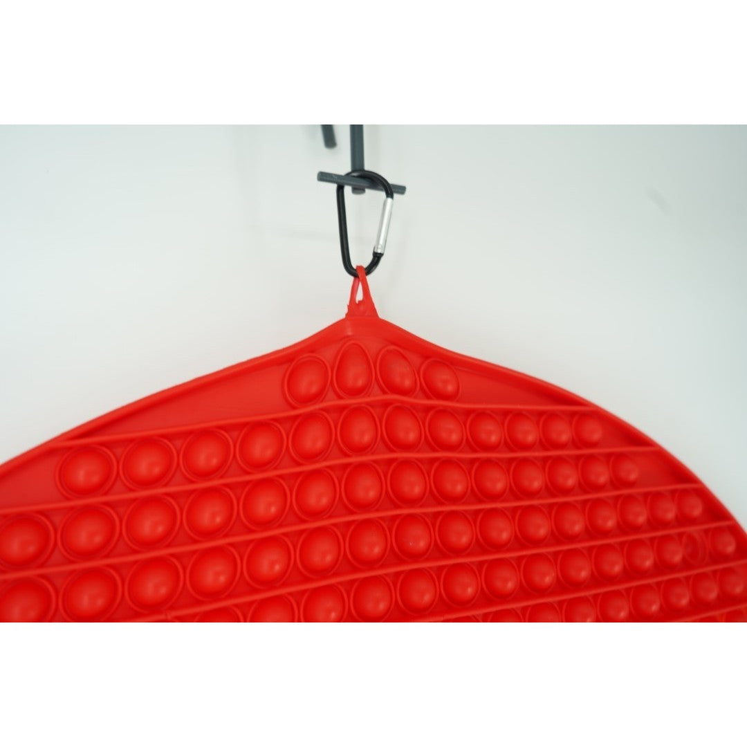 Jucarie Antistres Pop It Now and Flip It, Model Among Us, Silicon, Multicolor, 85 cm