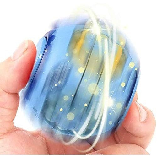 Cub Magic Interactiv Magic Bean, Jucarie Antistres Pentru Dezvoltare Cognitiva, Plastic Non-Toxic, Sfera, Turcoaz