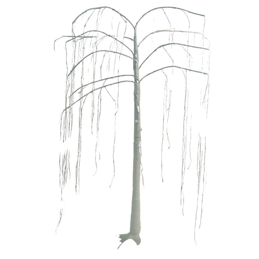 Pom Decorativ Tip Salcie, 400 LED-uri, Lumina Alba Calda, Interior si Exterior, Inaltime 2.1 m