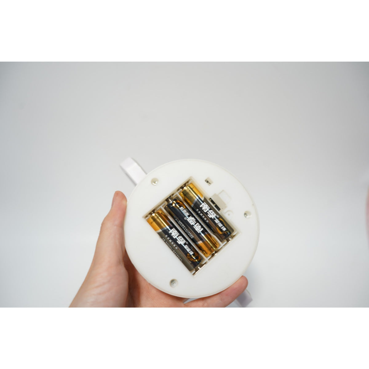 Decoratiune Luminoasa Tip Brad de Craciun, Instalatie LED cu Suport, Alimentare USB sau Baterii, Plastic, Alb Cald, 30 cm
