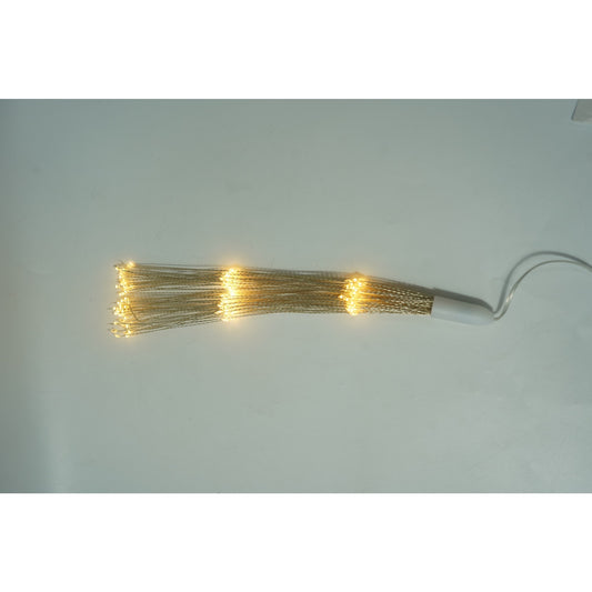 Instalatie Craciun Tip Artificii Fireworks, 180 LED-uri Alb Cald, Telecomanda cu 8 Functii, Fir Cupru Flexibil, Alimentare Baterii, Rezistenta la Apa IP44, Utilizare Interior si Exterior